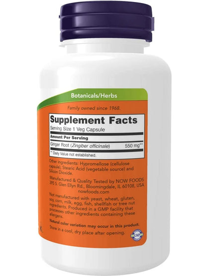 Ginger Root -100 Capsules