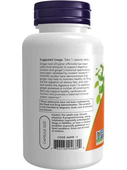 Ginger Root -100 Capsules